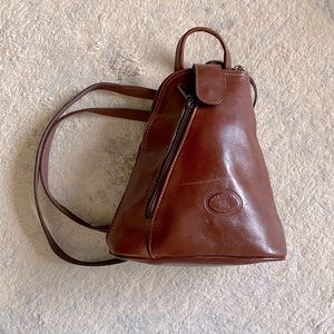 L’artigiano Italian Leather Mini Backpack